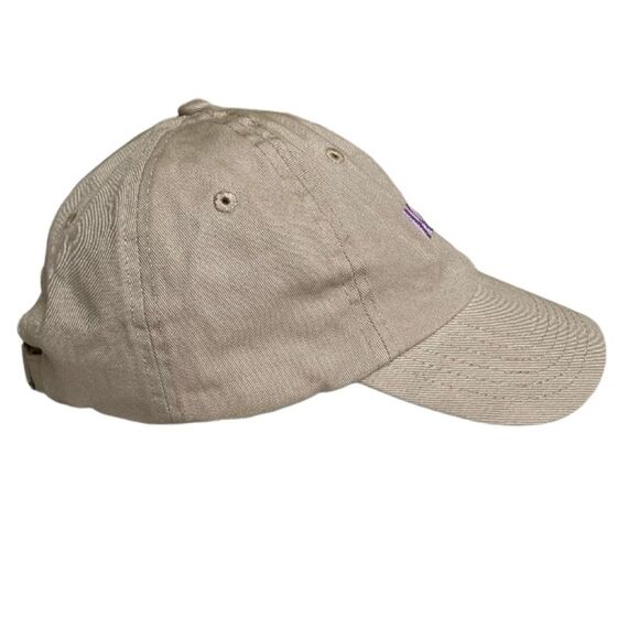Kosas Brand Baseball Hat Cap Tan Lilac Embroidered Adjustable One Size Neutral - Picture 5 of 10
